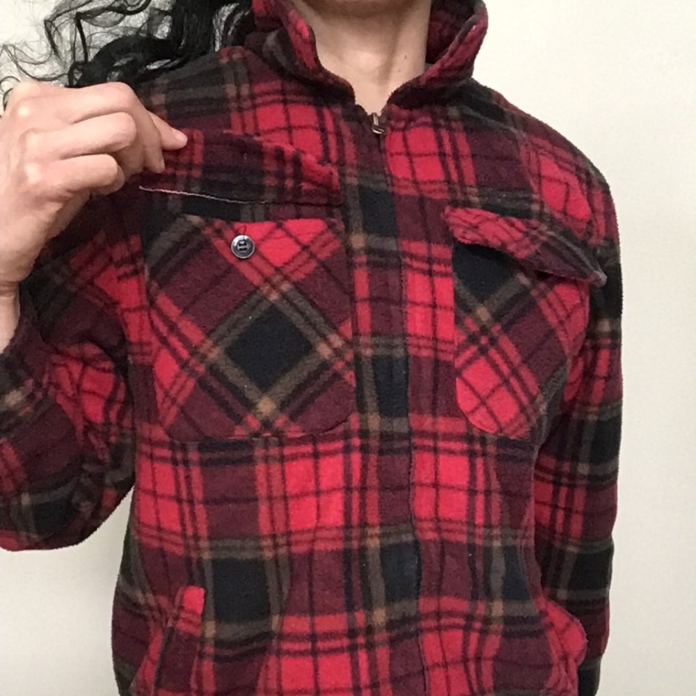 Red Plaid Jacket - Picture 4 of 16